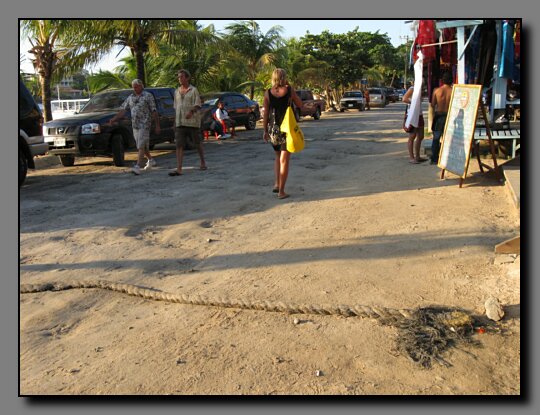 Roatan speed bump